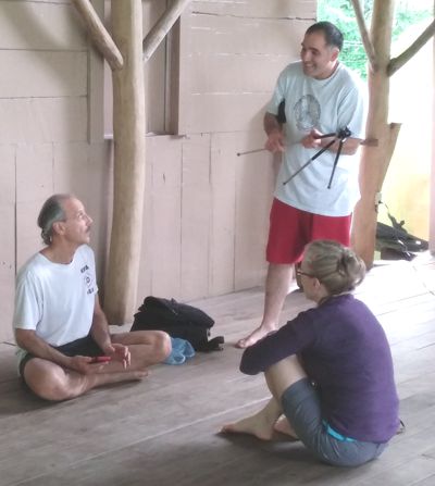 A picture of Tony at the Costa Rica Kriya Yoga Spiritual Advance workshop 2015.